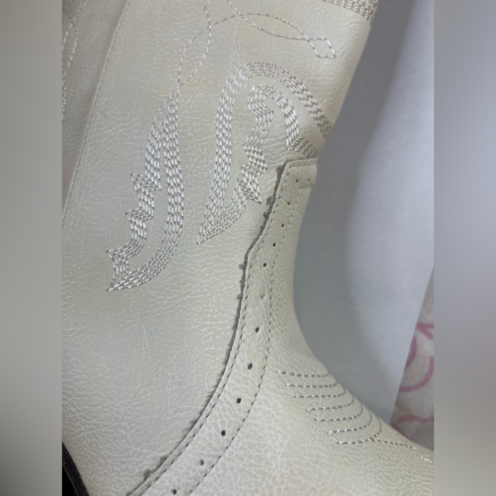 Sugar Western Boots Size 9 Cream NWB - Picture 8 of 11
